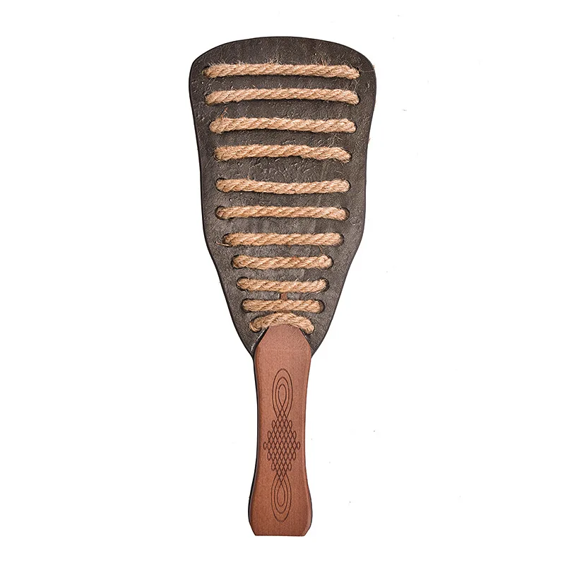 Genuine Leather Paddle - Premium Quality,  Handle COW LEATHER Whip 5
