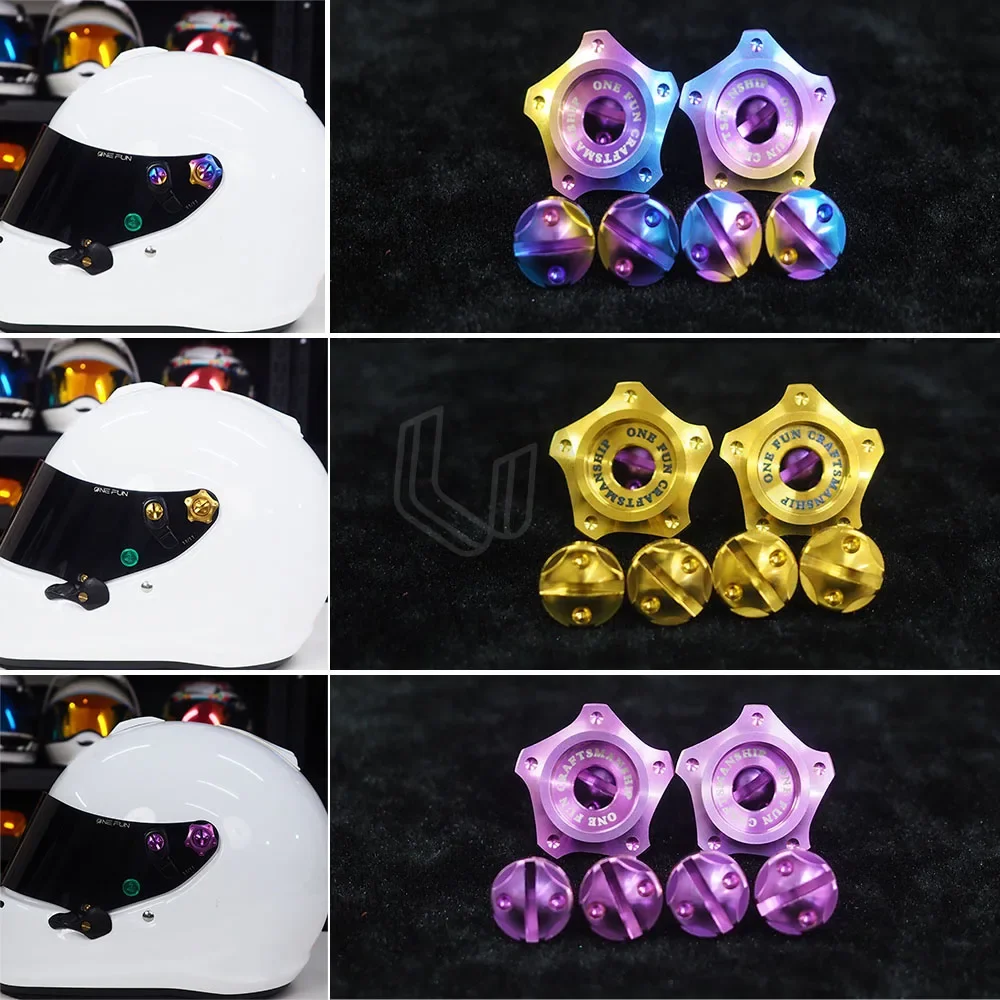 Casco Moto Parasole Sostituzione Lente Vite Decorativa Per Arai Gp-6 Gp-6S Gp-6Rc Sk-6 Peo Sk6