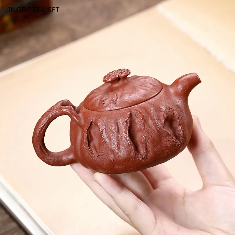 170ml High Quality Yixing Purple Clay Tea Pot Handmade Ball Hole Filter Beauty  Teaware Chinese Zisha Tea Infuser Custom Teapot