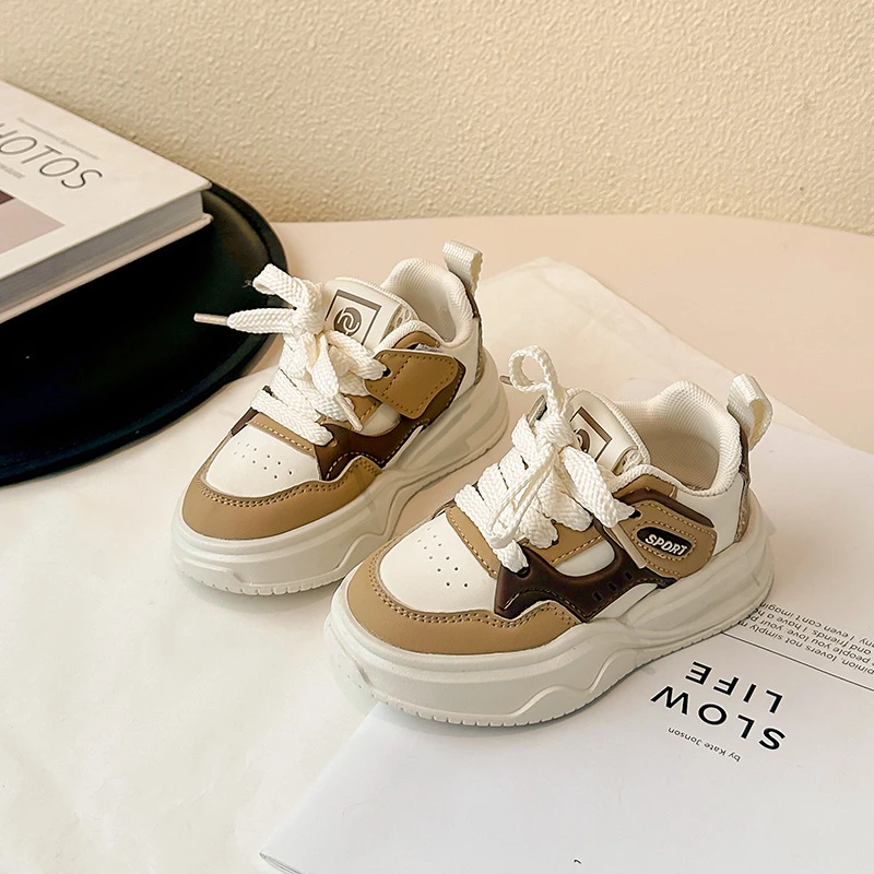 Soft Sole Kids Casual Platform Sneakers for Autumn
