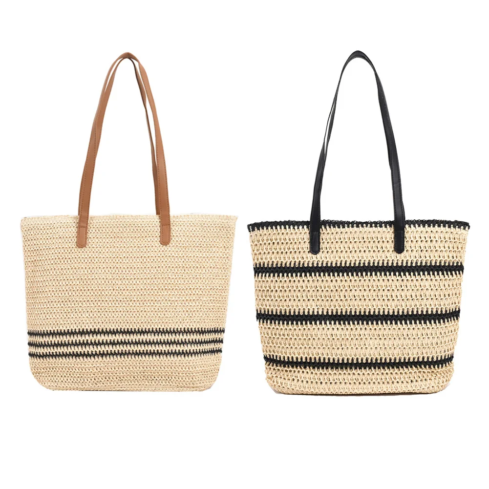 Summer Straw Shoulder Bags for Women Boho Bags