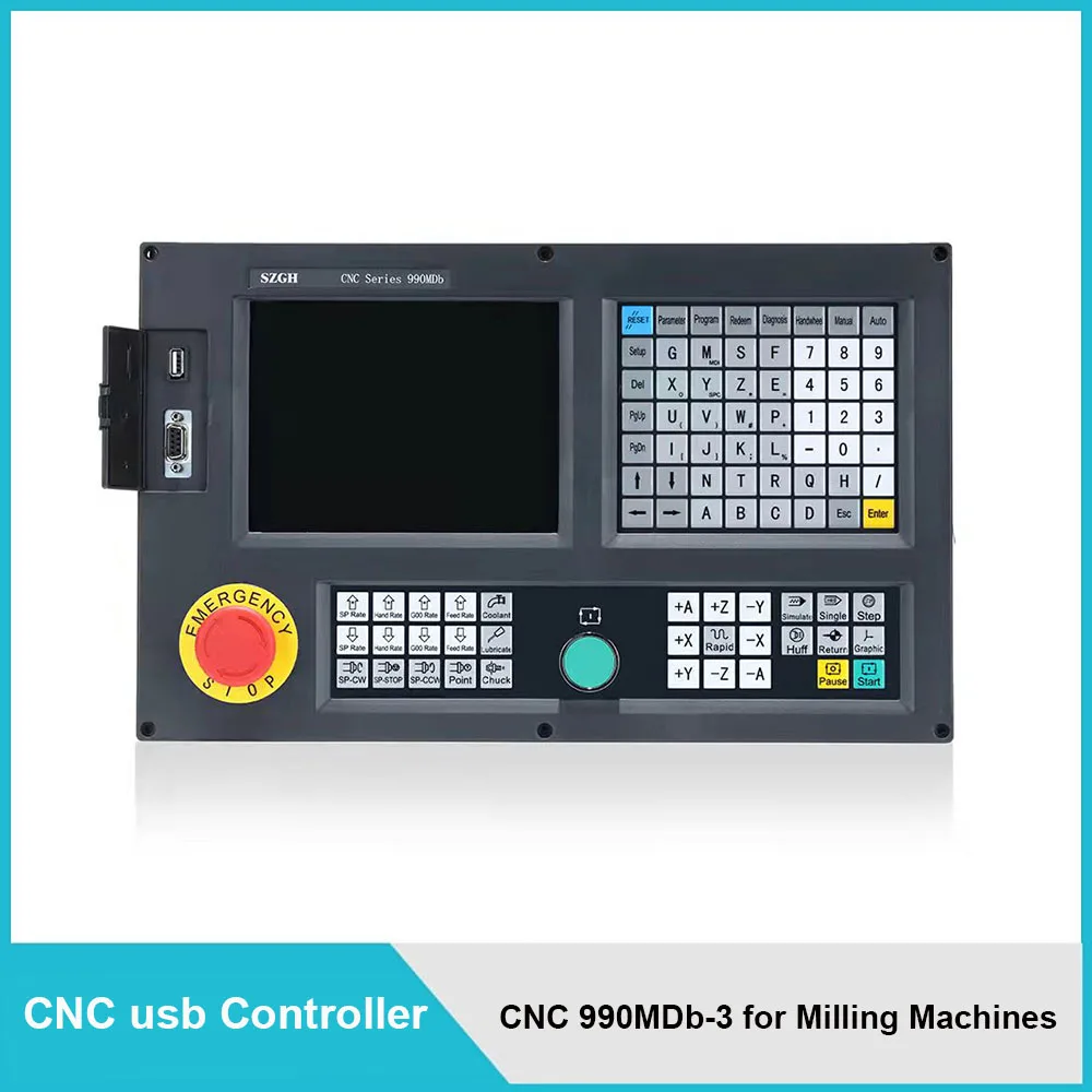 Vendita Calda Cnc Fresatrice Controller Per 3 Assi Router Di Cnc A Macchina In Alluminio Vmc Cnc990Mdb-3