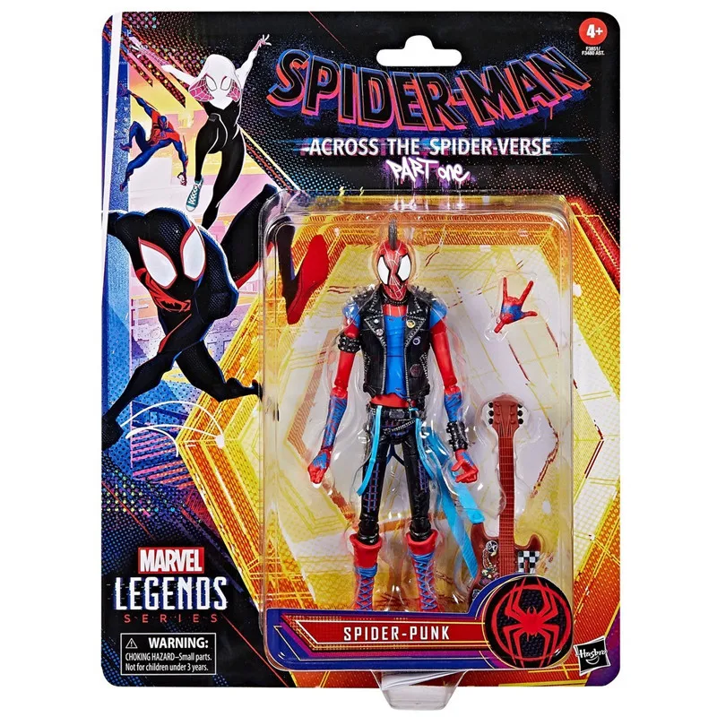 Nuovo In Magazzino Serie Originale Marvel Legends Attraverso Il Ragno Verse Spider Punk Action Figure Giocattolo Da Collezione In Scala Da 6 Pollici