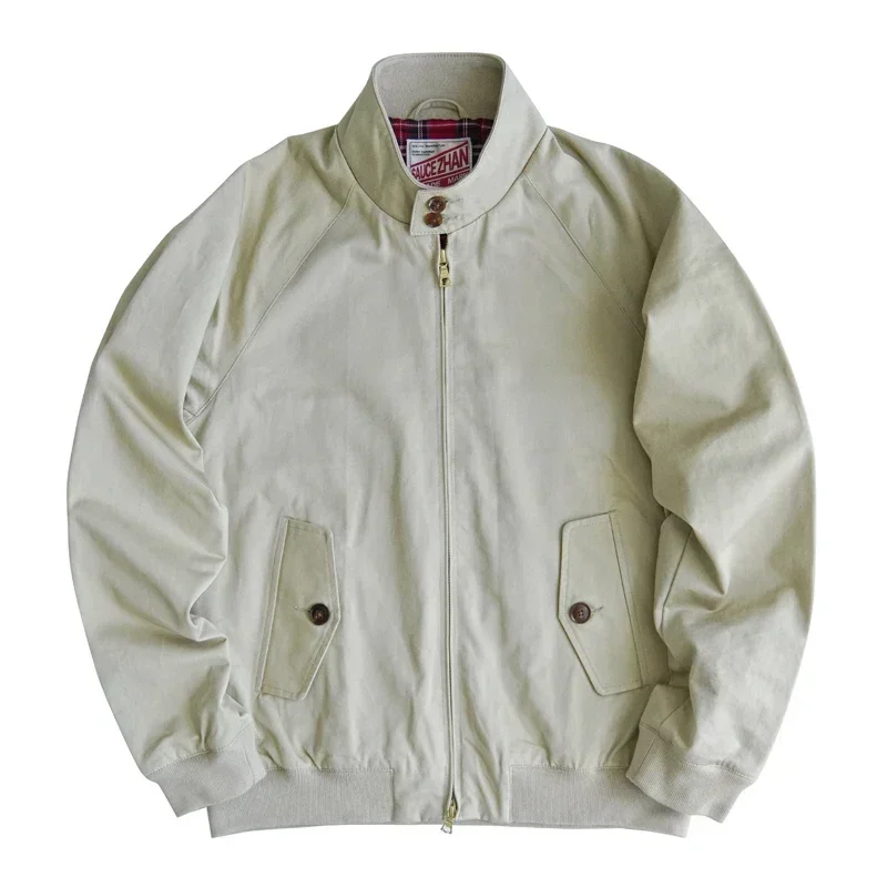 Sauce Zhan Men's Jacket Vintage Golf Jacket Classic Twill  Work Jacket for Men Regular Fit 6