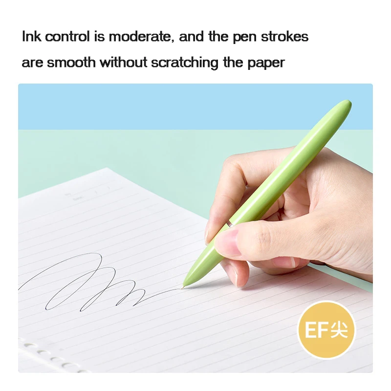 KACO Fountain Pens RETRO Wrapped Tip EF Nib Luxury Quality Stylish Macaron Color Easy to Write Tools All for School Accessories 5