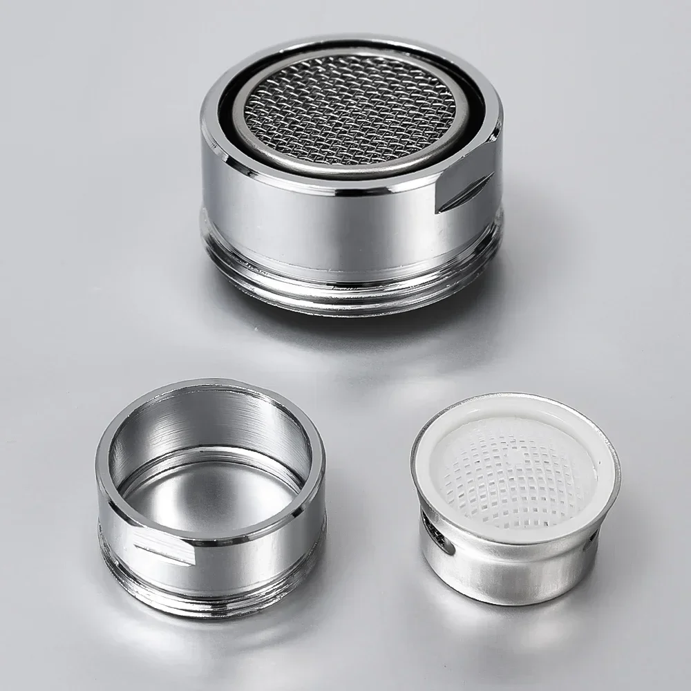 Brass Water Saving Faucet Tap Aerator Thread Bathroom Faucet Bubbler Replaceable Filter Mixed Nozzle 24mm 1/6set faucet aerator faucet water filter faucet filter