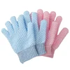 1PC Shower Scrub Gloves Bath For Peeling Exfoliating Gloves Massage For Body Scrub Sponge Wash Skin Moisturizing SPA Mitt 5