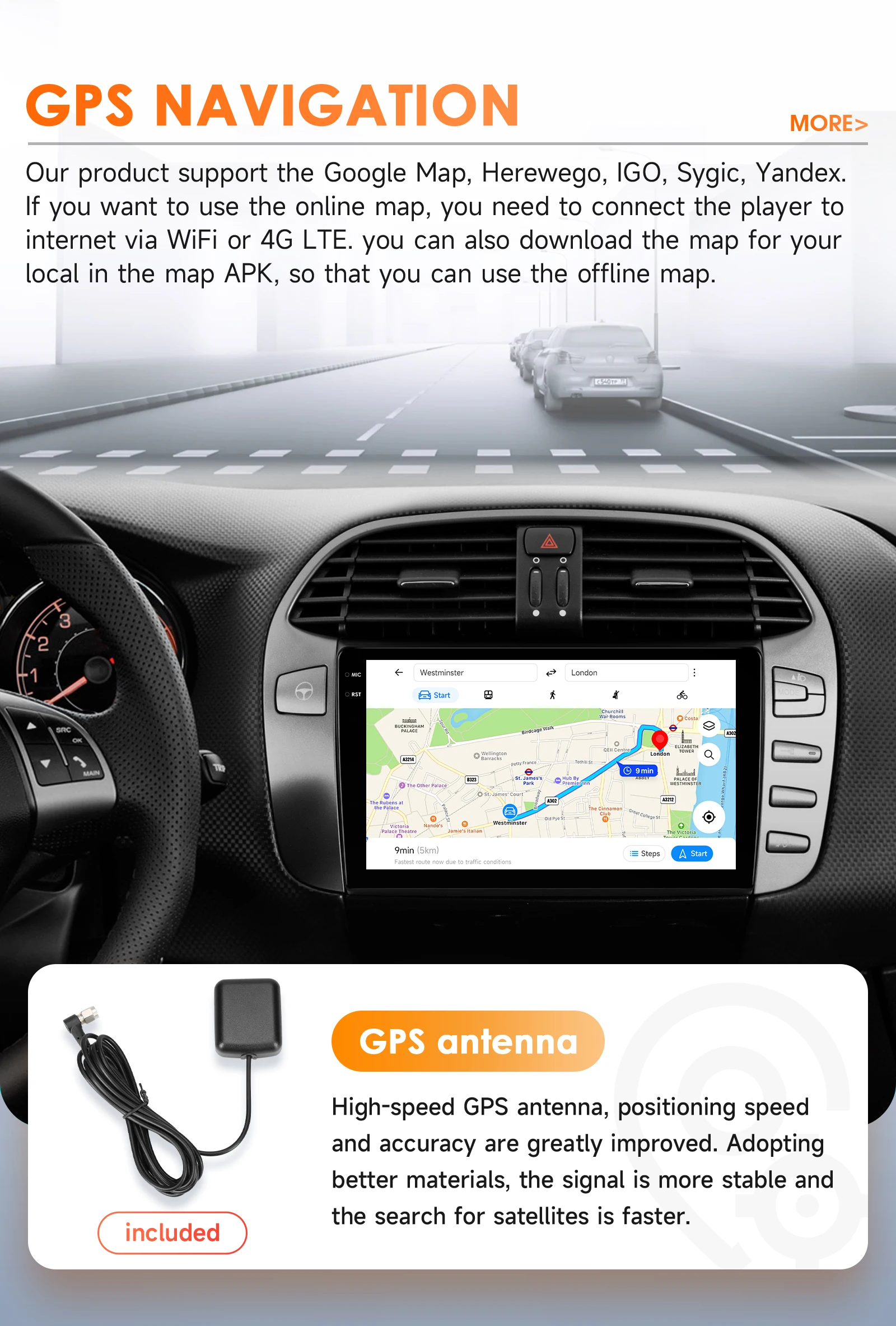 8Core Carplay Android Autoradio für Fiat Bravo 2007–2012 Auto-Multimedia-Player 2din GPS 360 Kamerabildschirm von Snapdragon 6115 – Detail 32