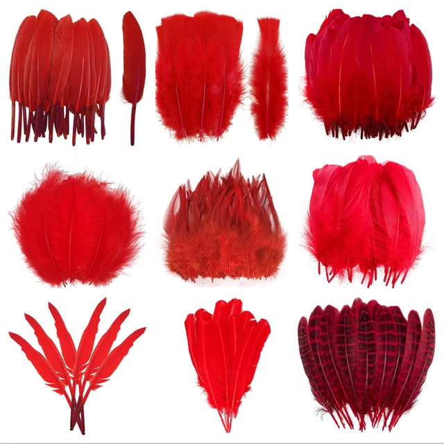 Goose Feathers Handicraft Accessories  Goose Feathers Wedding Decoration -  20pcs - Aliexpress