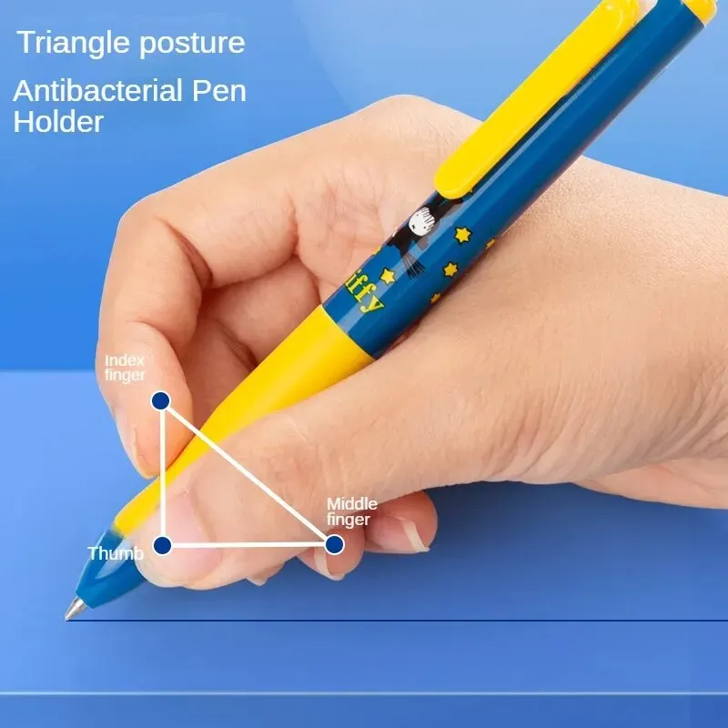 M&G 4pcs Hot Erasable Gel Pen Miffy Press Pen 0.5mm Black Student Cartoon Signature Pen Stationery 3