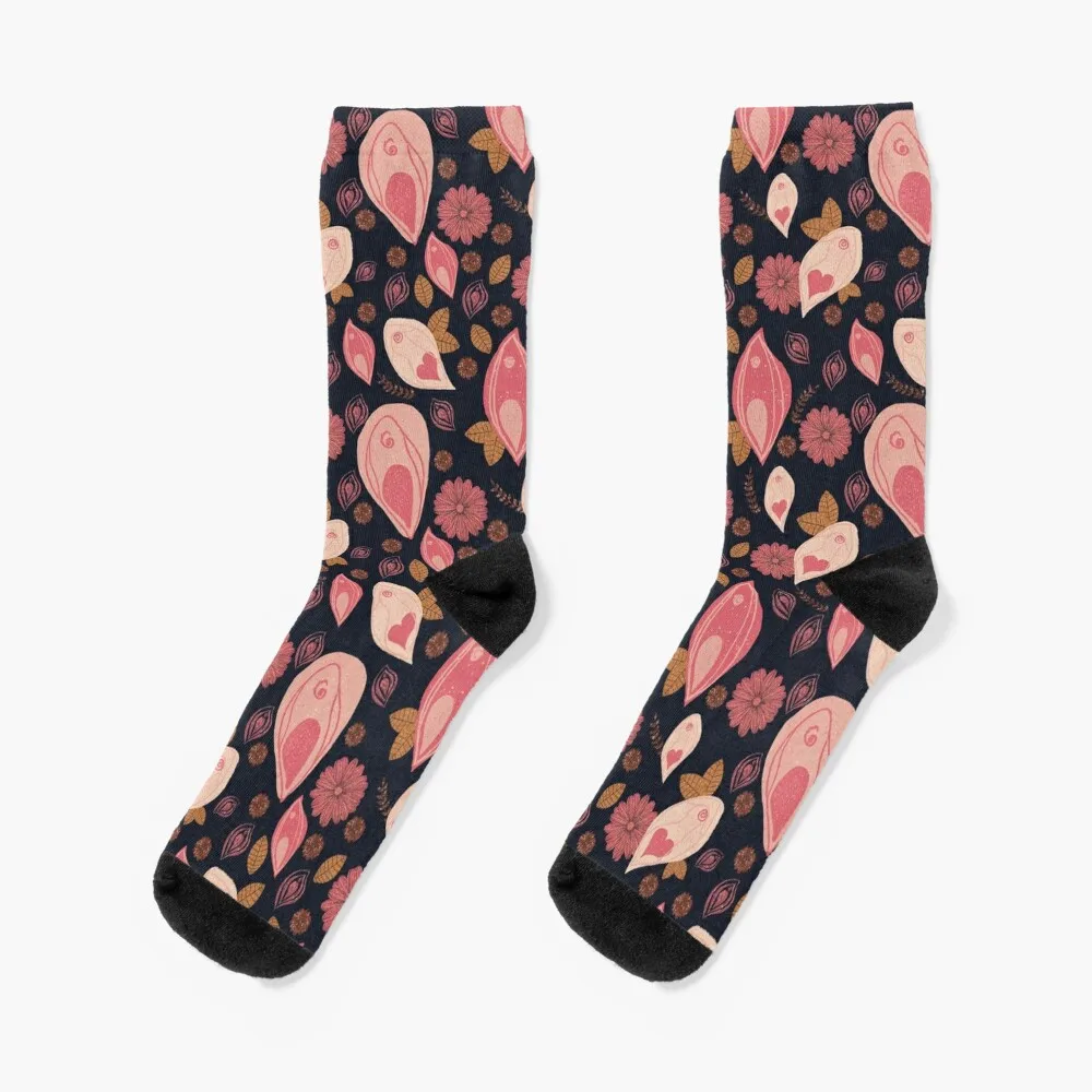 

vulva flower pattern Socks Children's with print Socks Men's Women's