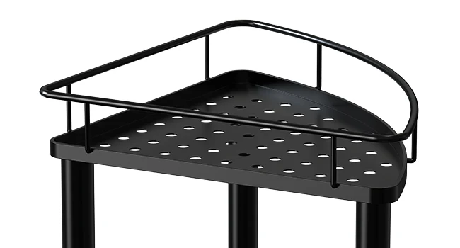 black shower caddy bathroom standing shelf