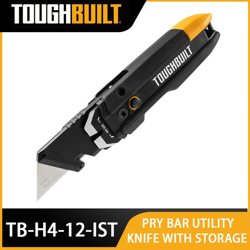 Folding Utility Knife TOUGHBUILT TB-H4-12-IST Pry Bar With Storage