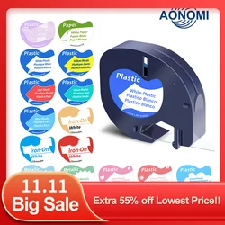 HOT 91201 Compatible Dymo Letratag Label Tape 12267 91200 91202 91203 91204 91205 for Dymo Letratag LT-100H LT-100T Label Maker