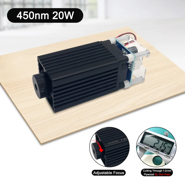 Modulo Laser 5W LASER TREE - Per Incisione E Taglio, Fuoco Fisso 23mm, Con Protezione Occhi - Foto 11