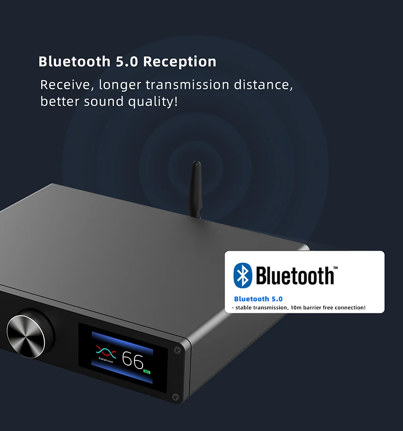 SMSL AO200 Digital Amplifier Bluetooth 5.0 Balanced Input USB Decoding XLR Speaker Output Subwoofer Preout 150W*2 HIFI Amp