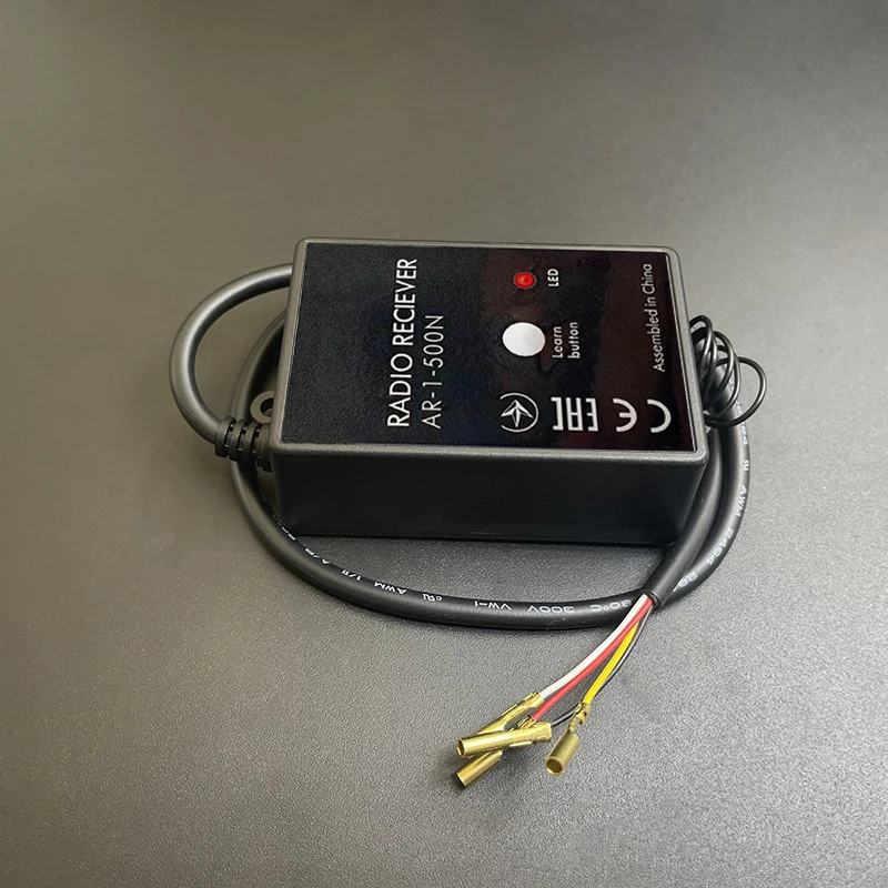 For Garage RADIO RECEIVER ALUTECH AR-1-500N Garage Door Opener Remote Control 433MHz Gate Control 12-24V AC/DC