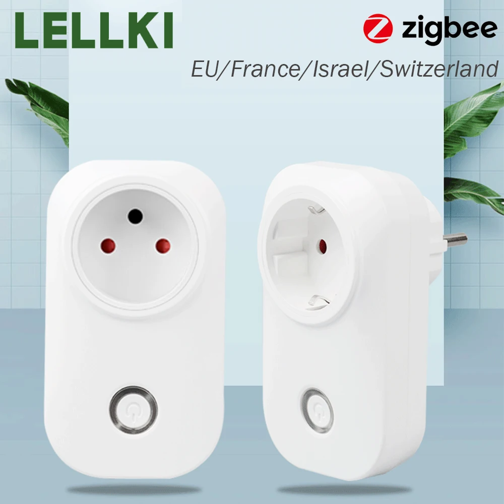 Enhanced Smart Zigbee Electric Extension with Power Monitoring, 16A Capacity