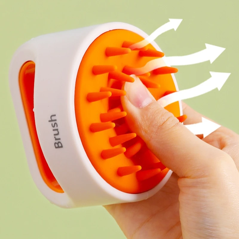 

Silicone Shampoo Massage Brush Adults Cleaning Care Scalp Shampoo Brush Durable Massage Brush Shampoo Washing Comb Shower Brush