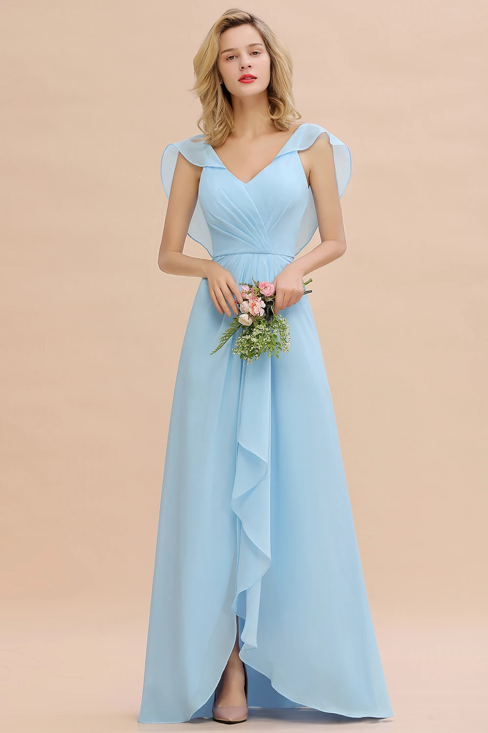 bridesmaid dress sky blue Compra dress sky blue con gratis en AliExpress version