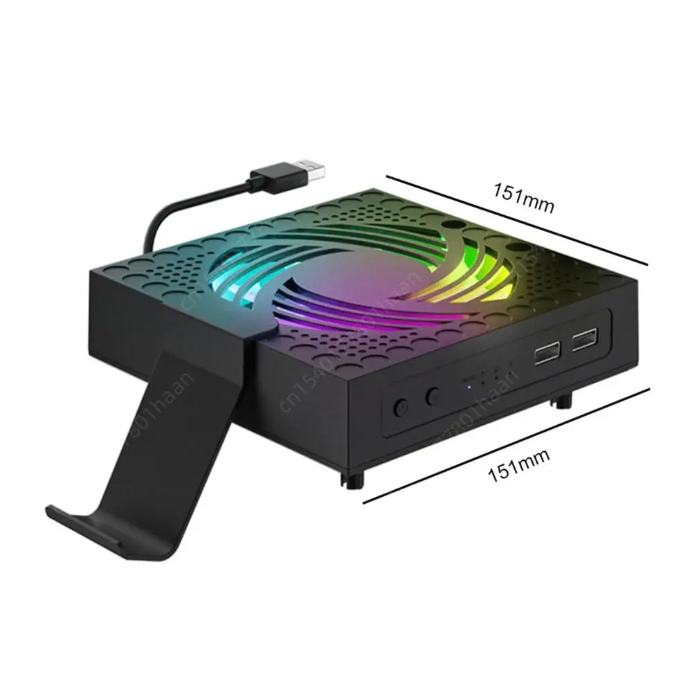 Xbox ø X ֿܼ äο RGB ð ǳ, USB  Ʈ, ð ǳ, ǳ  , 濭 ǳ