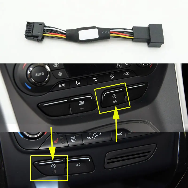 

For Ford Escape Kuga G3 2015 2016 2017 2018 2019 Automatic Stop Start System Off Closer Close Control Sensor Plug Smart Cancel
