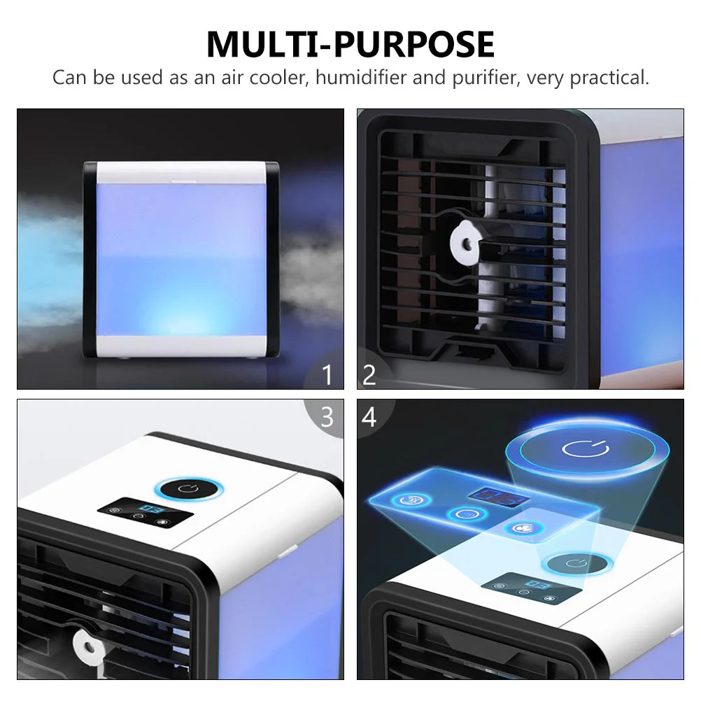 Air Cooler Conditioner Fan Portable Car Humidifier Conditioning Small Miniature USB Desk Home
