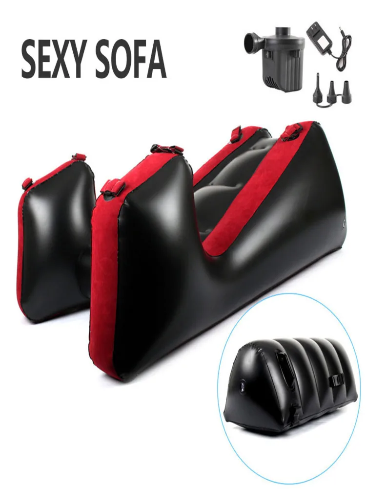 Sex Sofa Split Leg Inflatable Love Furniture Bed Mat Pillows Sex Toys For Adults Couple Games Women Blowjob Anal Ladies Chair 18