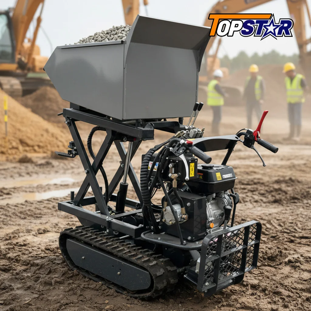 Raupendumper Mini-Dumper 700kg Hochwertig EURO 5 EPA Schnelle Lieferung Werksanpassung für Landwirtschaft