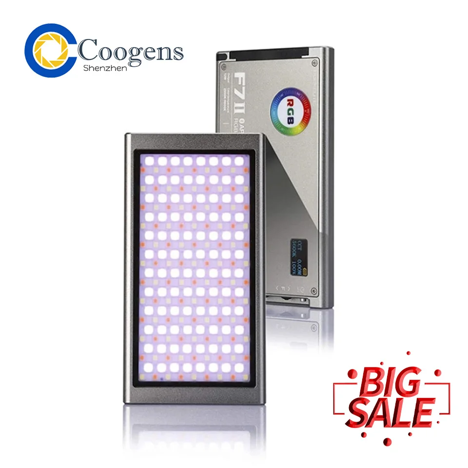

Falcon Eyes Camera Video Camera F7 II RGB On Video Control Lamp application 12W Magnetic LED With Scene Mode Effect With Beehive