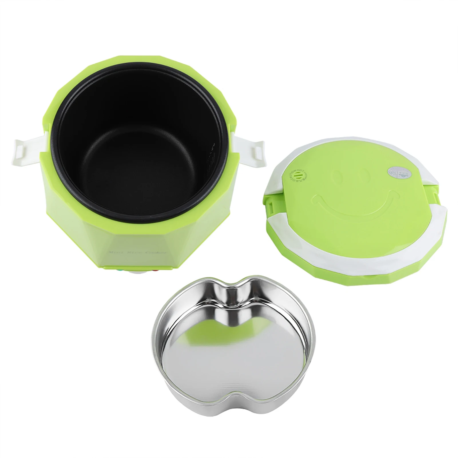 24V Electric Rice Cooker 1.6 L Portable Multifunctional Cookint Pot Food Steamer for Truck Electric Rice Cooker 140W 5