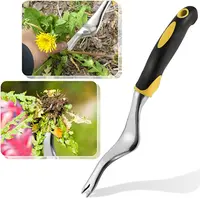Aluminium Alloy Weeder Portable Handheld Silicone Handle Nonslip Garden Park Greenhouse Manual Weed Puller Weeding Tool 2