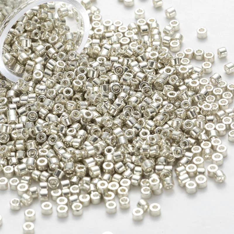 10 g/Röhre 1,3 x 1,6 mm generische japanische metallische Glasperlen 11/0 lose Spacer-Rocailles für Schmuckherstellung DIY Nähen – Detail 11