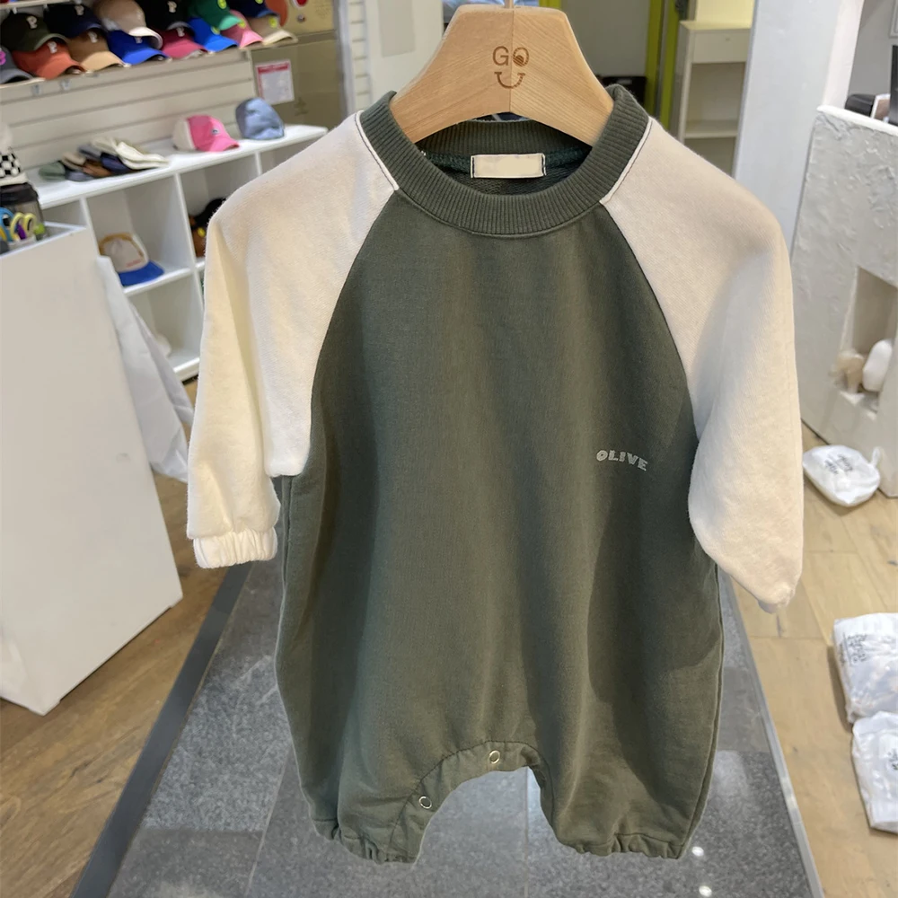 

New 2023 Autumn Winter Baby Clothes Warm Cotton Long Sleeve Boy and Girl Bodysuit Casual Loose Children Overalls