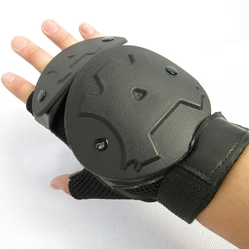 War God Tortoise Shell Anti Riot Half Finger Tactical Gloves fingerless gloves anti cut gloves cut resistant gloves diving gloves