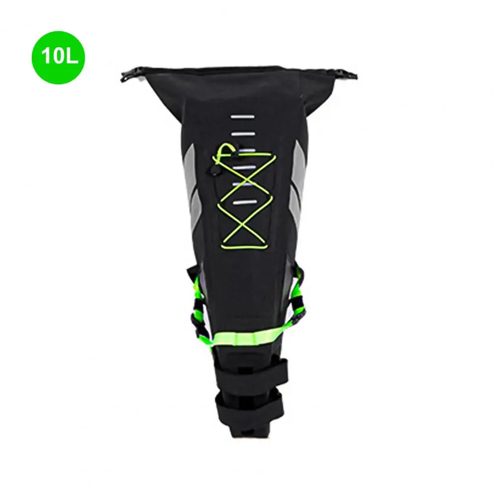 

Bicycle Bag Water Resistant Extensible Large Capacity Travel Reflective Bicycle Rear Seat Bag Bicycle Accessories