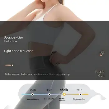 مسدس تدليك صغير محمول لمدلك العضلات مع 6 أوضاع تعديل لتدليك الرقبة والكتف والظهر لاسترخاء الجسم - Image 3