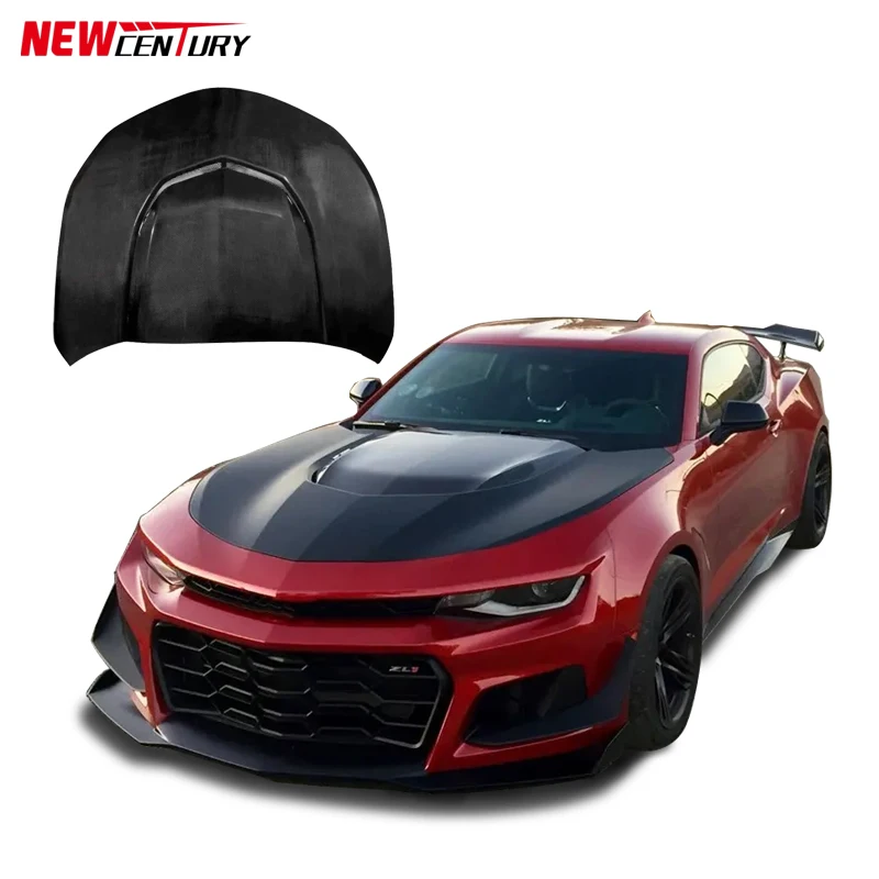 ZL1 스타일 자동차 후드 커버, 탄소 후드 보닛, 쉐보레 카마로 2016 - 2019