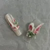 1pc  Cat Ears Rabbit Ears 3D Acrylic Nail Mold Nail Art Decorations Silicone Nail Mold Nail Accessories 3