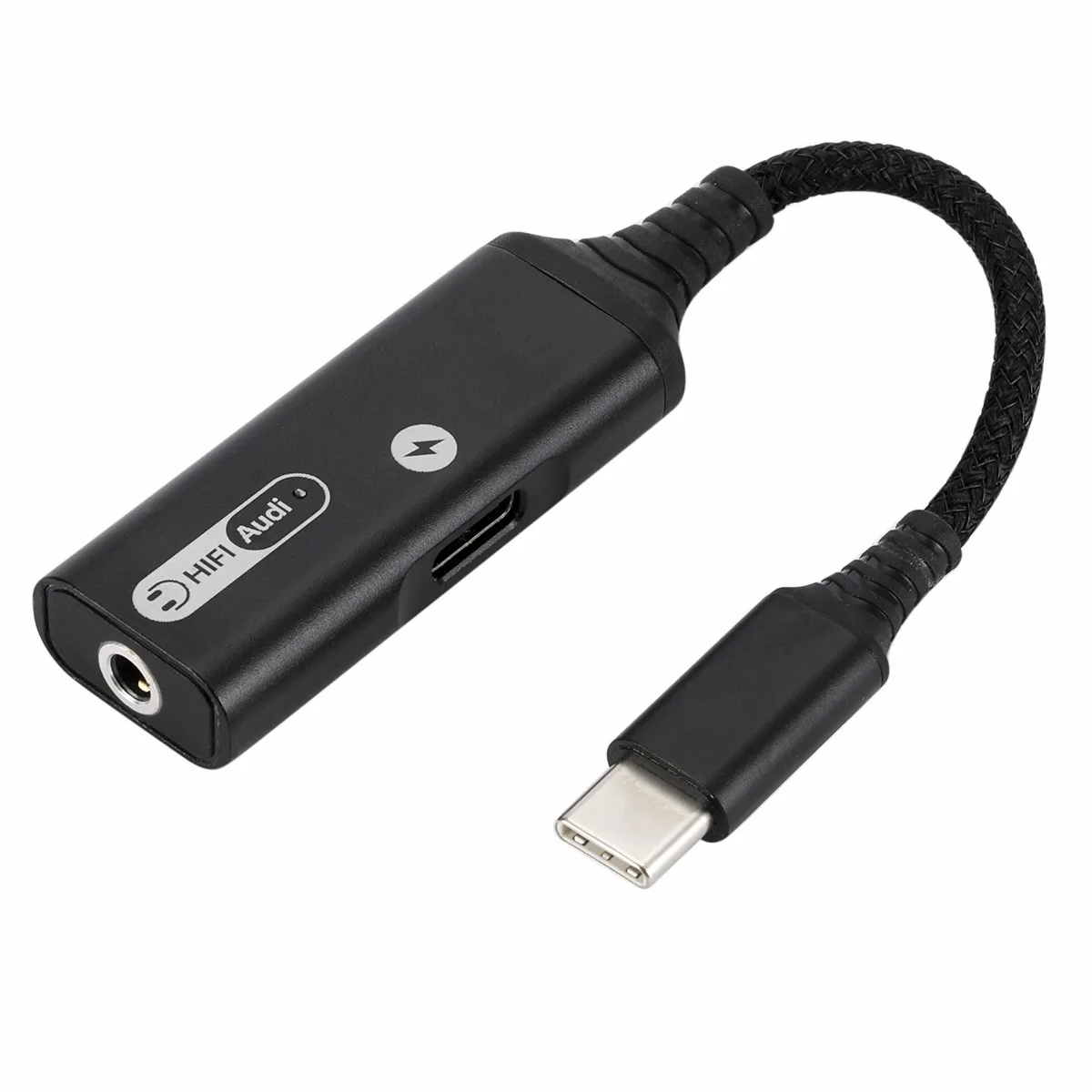 USB Type C Headphone Charger Adapter 2 in 1 to Aux Audio Jack Splitter with PD 60W Fast Charge for Galaxy S20 S21 Note 20