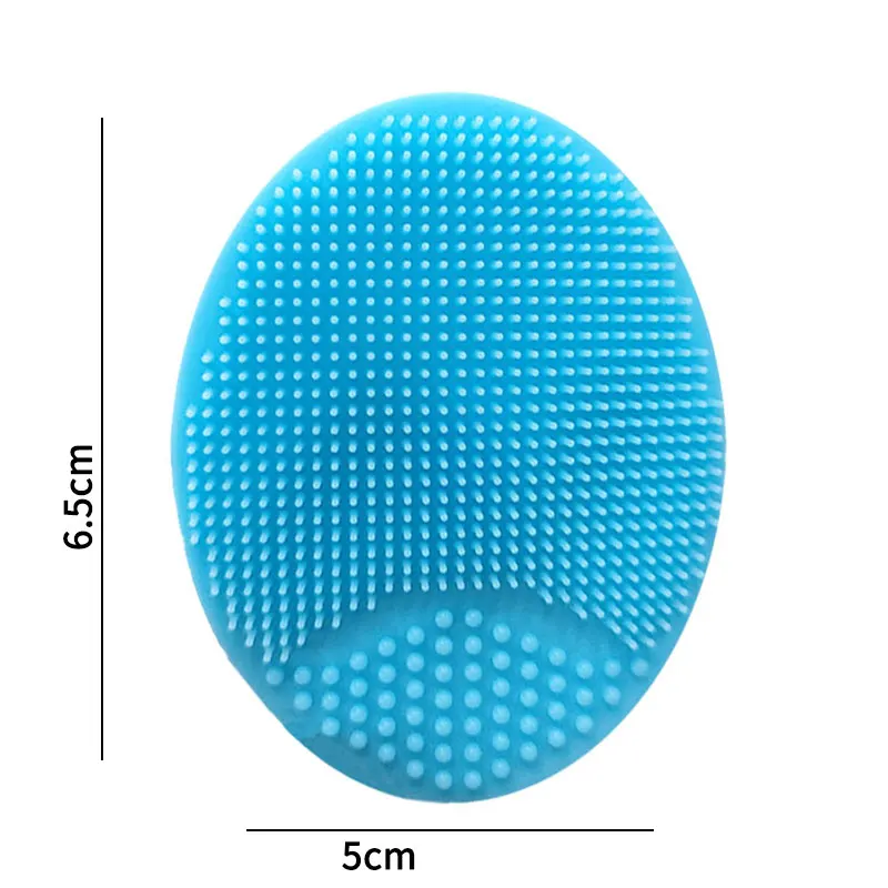 1PCS Silicone Shampoo Brush for Baby Infant Bathing Soft Silicone Boys Kids Shower Brush Head Hair Washing Massage Brushes Wipe baby brush