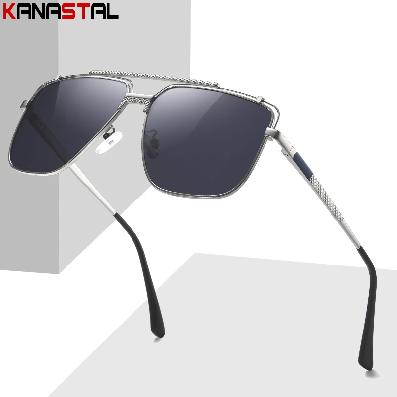 

Мужские поляризационные солнцезащитные очки UV400, Винтажные Солнцезащитные очки с металлической оправой, солнцезащитные очки для вождения, рыбалки, пляжа, путешествий, велосипеда