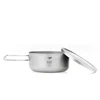 Keith Titanium Dinner Box Folding BowlsCamping Kitchen Outdoor Cooking  Lunch Box Big Capacity 800ML 1L 1.2L 4