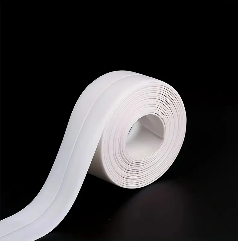 Description Picture 2 of item3.2M Self-adhesive Sealing Tape PVC Oil-Proof Kitchen Sink Edge Caulk Tape Waterproof Bathroom Toilet Corner Wall Sticker