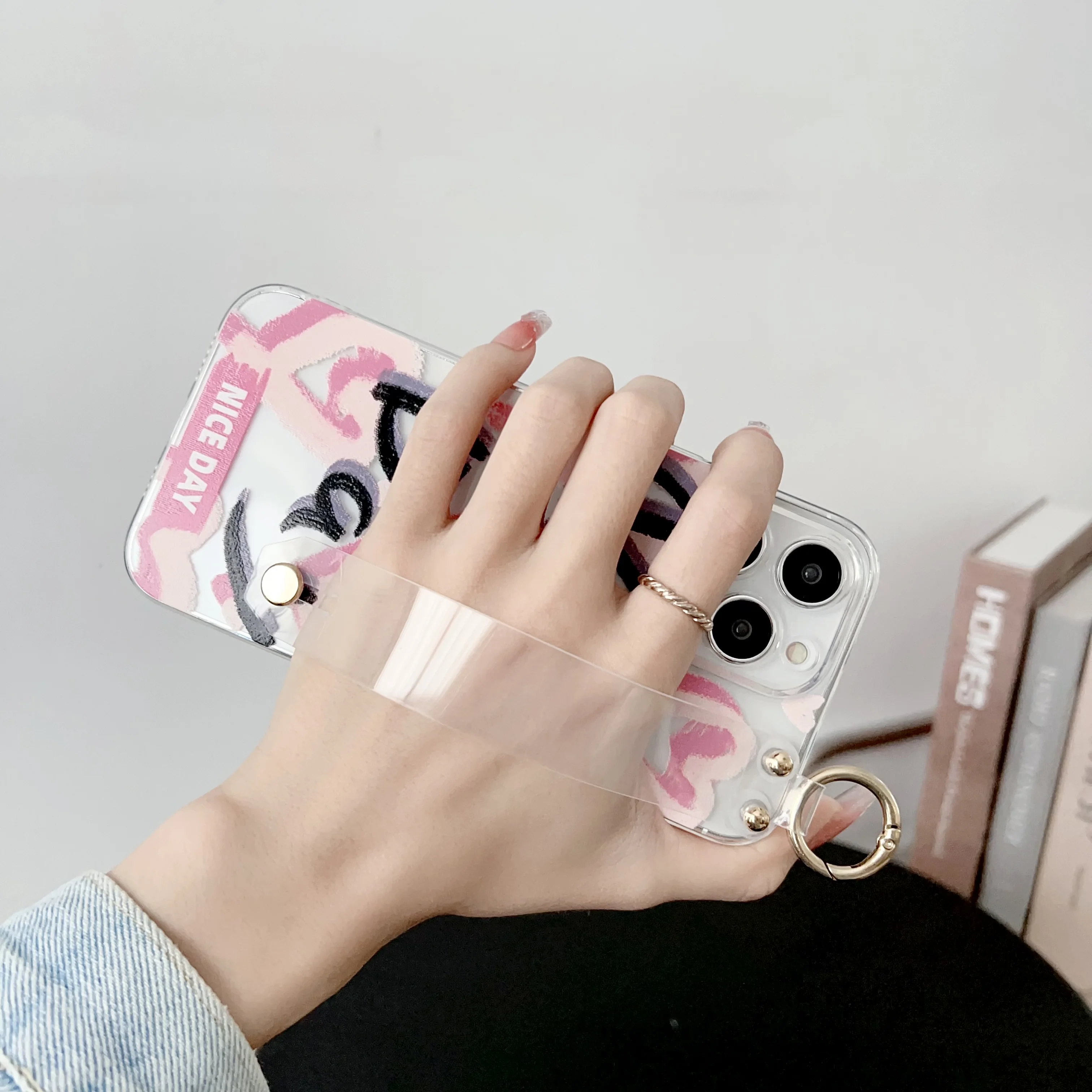 Nice Day Case with Wrist Strap - Sleek Protection and Style