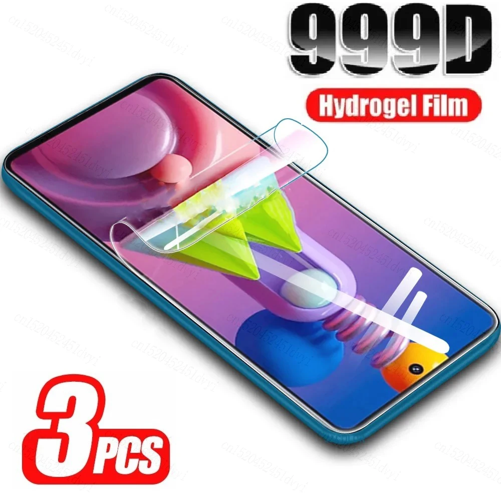 

3Pcs Hydrogel Film For Samsung Galaxy A01 A11 A21 A31 A41 A51 A71 A81 A91 M11 M21S M31S M51 Screen Protector Protective Film