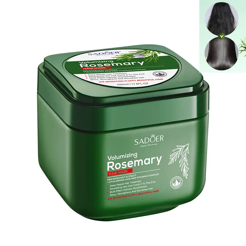 Rosemary Repair and Soothing Hair Mask Care Moisturizes Hair To Make Hair Shine and Prevents Frizz