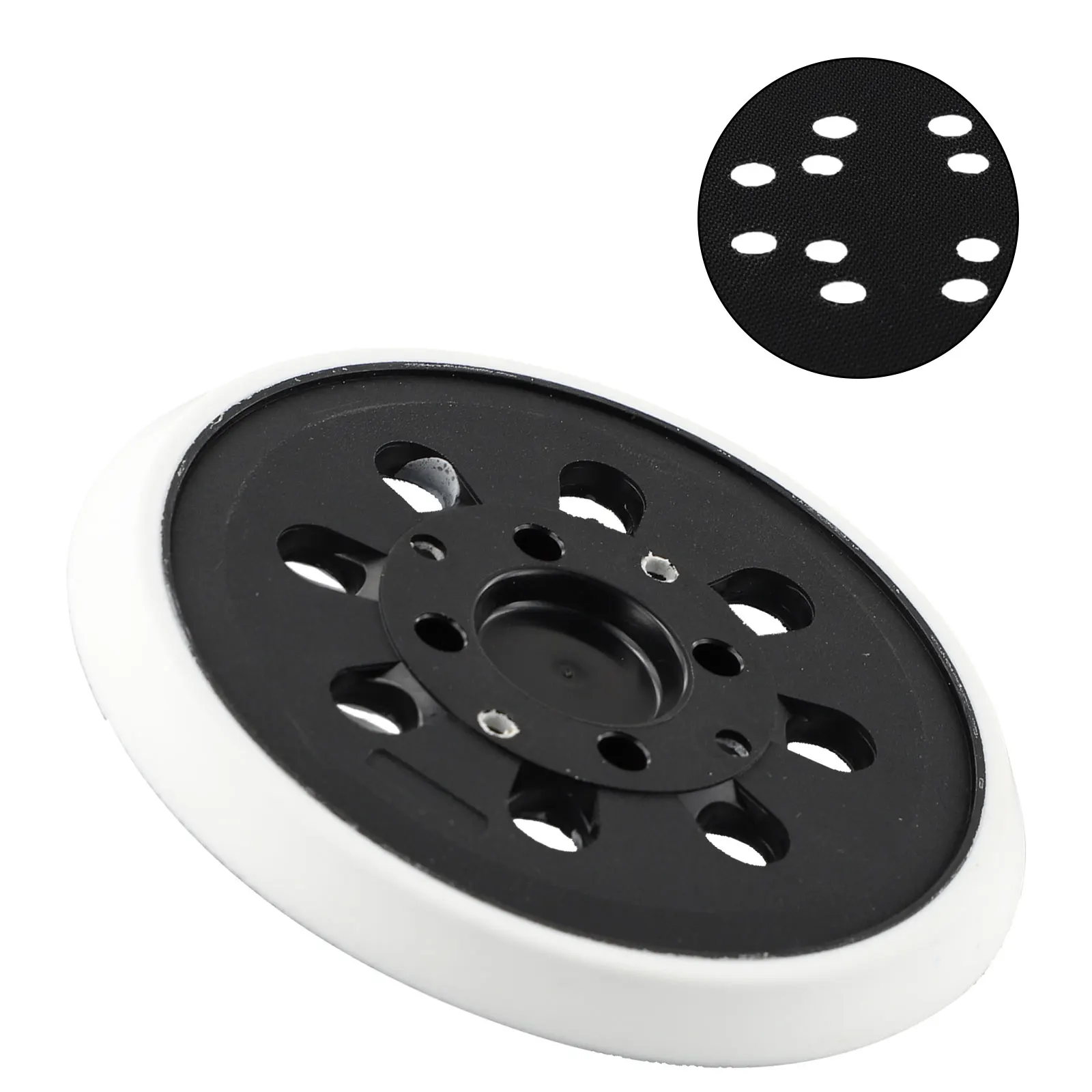 3pcs 5 inch backing pads 125mm 8 dust collection hole hook 5 Inch/125mm Electric Polishing Disk Hook And Loop Protection Pad For Sander Polishing & Grinding Interface Pad Disc Power Tool