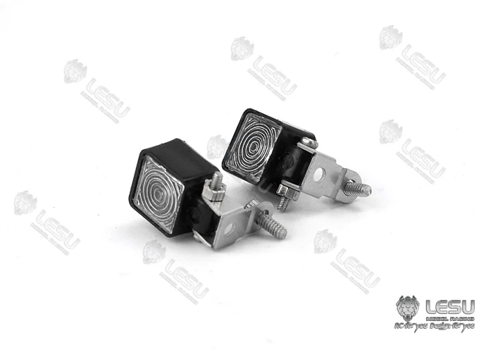 1 Set 1/14 RC Truck Weißer Scheinwerfer S-1231 Field Palace Trap LED-Licht Ausrüstungs-Rack Truck Upgrade Zubehör Spielzeug DIY – Detail 6