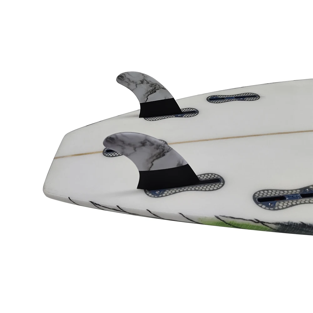 GL Surfboard Fin For UPSURF FCS 2 Fin Plug Thruster Double Tabs 2 Rear Fin Fibreglass Twin Short Board Fin Surfing Accessories sup board 8 9 length surfboard fin longboard fibreglass centre surfing fin thruster single white with black fin paddle board fin